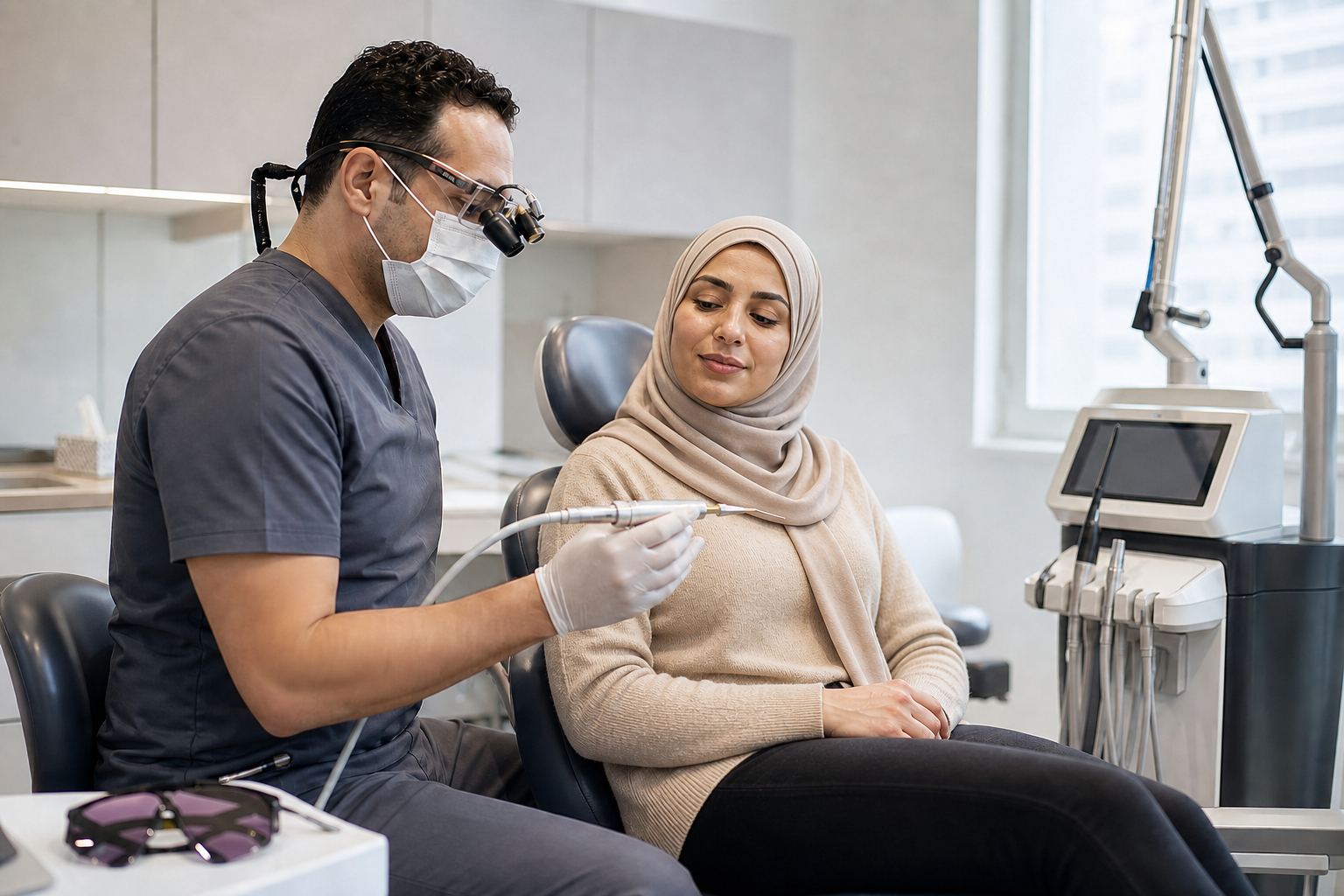 Laser Gum Contouring consultation at Gemini Dental Clinic